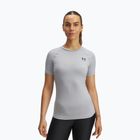 Дамска тренировъчна тениска Under Armour HG Authentics Comp SS mod gray/black