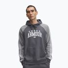 Мъжки суитшърт Under Armour Rival Fleece Colorblock Hoodie castlerock/mod grey/white