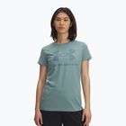 Дамска спортна тениска Under Armour Rival Logo serpentine/jasper blue