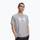 Мъжка тениска Under Armour Sportstyle Logo Update steel light heather/white