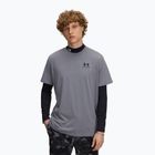 Мъжка тренировъчна тениска Under Armour Logo Emb Heavyweight titan gray/black