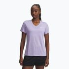 Дамска тениска за тренировка Under Armour Tech V-Twist transparent/white