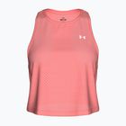 Дамска тениска за тренировка Under Armour Tech Sport Mesh Crop Tank posh pink/white