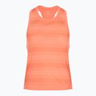 Дамска тениска за бягане Under Armour Velociti Singlet electric tangerine/black/green mode