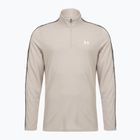 Мъжки суитшърт Under Armour Tech Taping 1/2 Zip timberwolf taupe/black/white