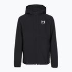 Детско спортно яке Under Armour Vibe Woven Windbreaker в черно/бяло