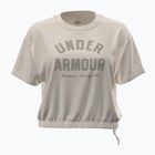 Дамска тениска за тренировка Under Armour Bungee Hem Tee summit white/khaki base