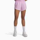 Дамски шорти за бягане Under Armour Fly By 3“ pink dawn/white