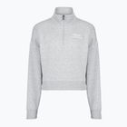 Дамски суитшърт Under Armour Rival Fleece Script HZ mod grey light heather/white