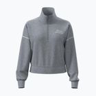 Дамски суитшърт Under Armour Rival Fleece Script HZ mod grey light heather/white