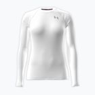 Дамска блуза с дълъг ръкав за  тренировка Under Armour HG Authentics Comp LS white/halo gray