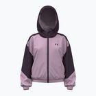 Детско яке Under Armour G Icon Woven Full Zip purple echo/mauve pink/black