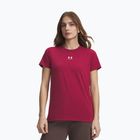 Дамска тениска Under Armour Rival Core claret/white