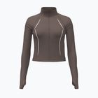 Дамски суитшърт за тренировка Under Armour Meridian Contour Full Zip peppercorn/white/peppercorn