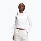 Дамска блуза с дълъг ръкав за  тренировка Under Armour ColdGear Crew white/halo gray