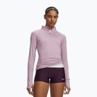 Дамски суитшърт за бягане Under Armour Velociti Half Zip mauve pink/reflective