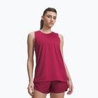 Дамска тренировъчна тениска Under Armour Tech Tank Solid claret/ox blood