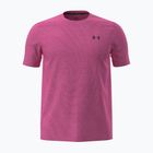 Мъжка тренировъчна тениска Under Armour Vanish Seamless Novelty SS pink frenzy/ultimate black
