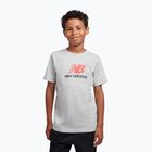 Детска тениска New Balance Jersey Stacked Logo Tee athletic grey heather