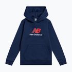 Детски суитшърт New Balance BB Stacked Logo Hoodie nb navy