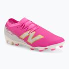 Футболни обувки New Balance Furon Team V8 FG pink heat/sea salt/gold metallic