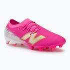Футболни обувки New Balance Furon Pro V8 FG pink heat/sea salt/gold metallic