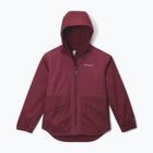 Детско яке за дъжд Columbia Rainy Trails II Fleece rich wine