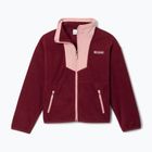 Детски поларен суитшърт Columbia Sequoia Grove Full Zip Fleece rich wine/eraser pink