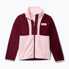 Мъжки суитшърт Columbia Back Bowl II Full Zip rich wine/satin pink