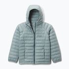 Детско подплатено яке Columbia Powder Lite II Hooded crushed blue