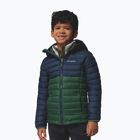 Детско яке Columbia Powder Lite II Hooded rain forest/collegiate navy