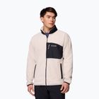 Мъжки поларен суитшърт Columbia Fast Trek Overlay Full Zip dark stone/black