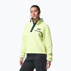 Дамски поларен суитшърт Columbia Helvetia II Cropped Half Snap Fleece citron haze/black/compass blue
