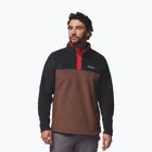 Мъжки суитшърт Columbia Steens Mountain Half Snap II tobacco/black/mtn red