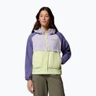 Дамско ветроустойчиво яке Columbia Spire Valley Windbreaker citron haze/lavender pearl/stormwatch
