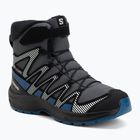 Детски туристически обувки Salomon XA Pro V8 Winter Waterproof turbulence / black / dark blue