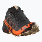 Мъжки маратонки за бягане Salomon Speedcross 6 GTX черно/шокиращо оранжево/бял пипер