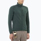 Мъжки туристически суитшърт Salomon Essential Lighwarm Full Zip green gables