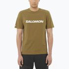 Мъжка тениска Salomon Logo brilliant olive