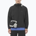 Мъжко ветроустойчиво яке Salomon Outwind Full Zip дълбоко черно