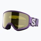 Детска скиорска маска Salomon Lumi Acces Jr S1 pansy/flash yellow