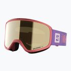 Детска скиорска маска Salomon Rio S2 sun kissed coral/flash gold