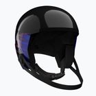 Детска скиорска каска Salomon Equipe Fis + Chinguard Jr black/flames