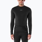 Мъжка блуза за бягане с дълъг ръкав Salomon Sense Merino Tee LS deep black