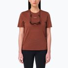 Дамска тениска за бягане Salomon Shakeout Core SS Tee burnt umber