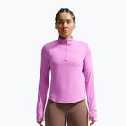 Дамски суитшърт за бягане Nike Swift Dri-FIT UV 1/4-Zip light magenta
