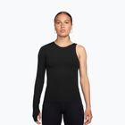 Дамска тениска за тренировка Nike Zenvy Dri-Fit One Sleeve Top black/white/cool grey
