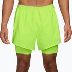 Мъжки шорти за бягане Nike Stride Dri-Fit Hybrid 5" volt ice