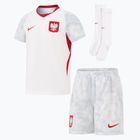 Детски футболен комплект Nike Dri-Fit Poland Stadium Home Kit white/field silver