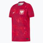 Детска футболна тениска Nike Dri-Fit Poland Stadium Away 2026 noble red/sport red